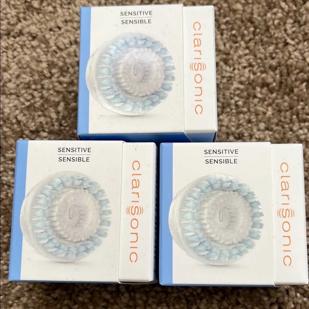 Clarisonic Sensitive Brush Heads - Pack of 3